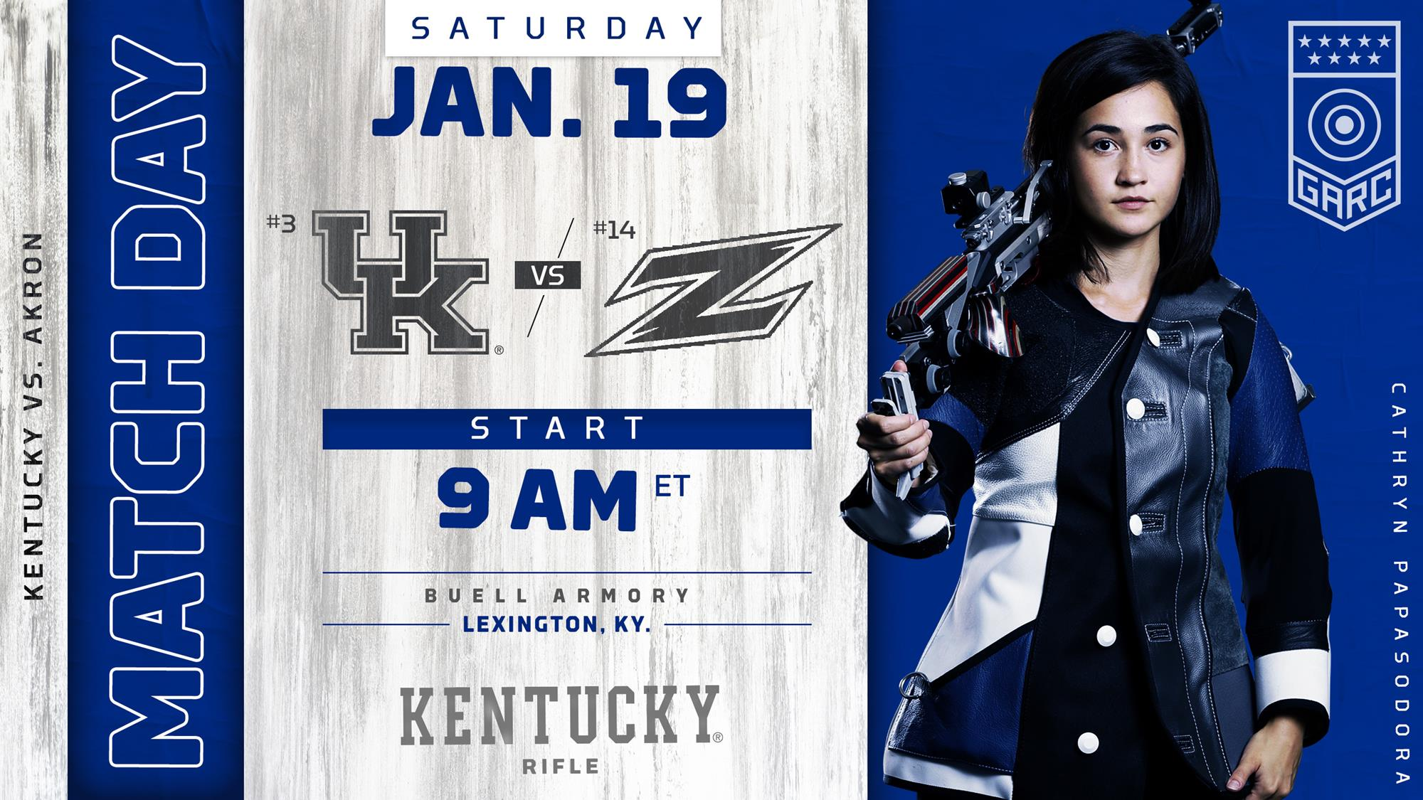 UK Rifle Begins Spring Schedule Saturday vs. Akron