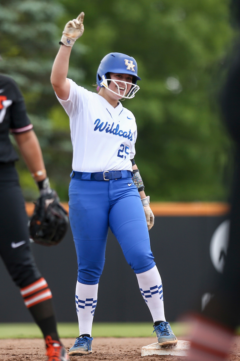 Emmy Blane.

Kentucky falls to Virginia Tech 2-9.

Photo by Grace Bradley | UK Athletics