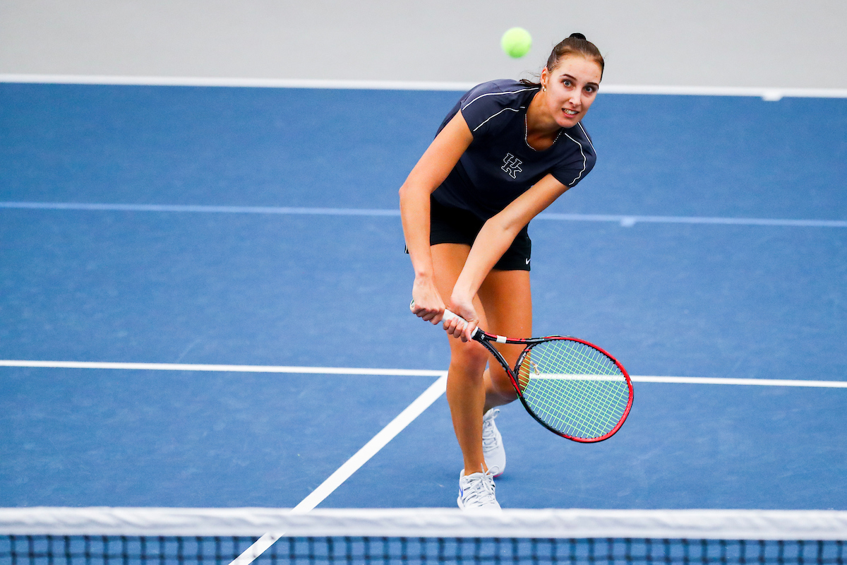 Anastasia Tkachenko.

Kentucky competes in the second day of the Kentucky Invite.

Photo by Hannah Phillips | UK Athletics
