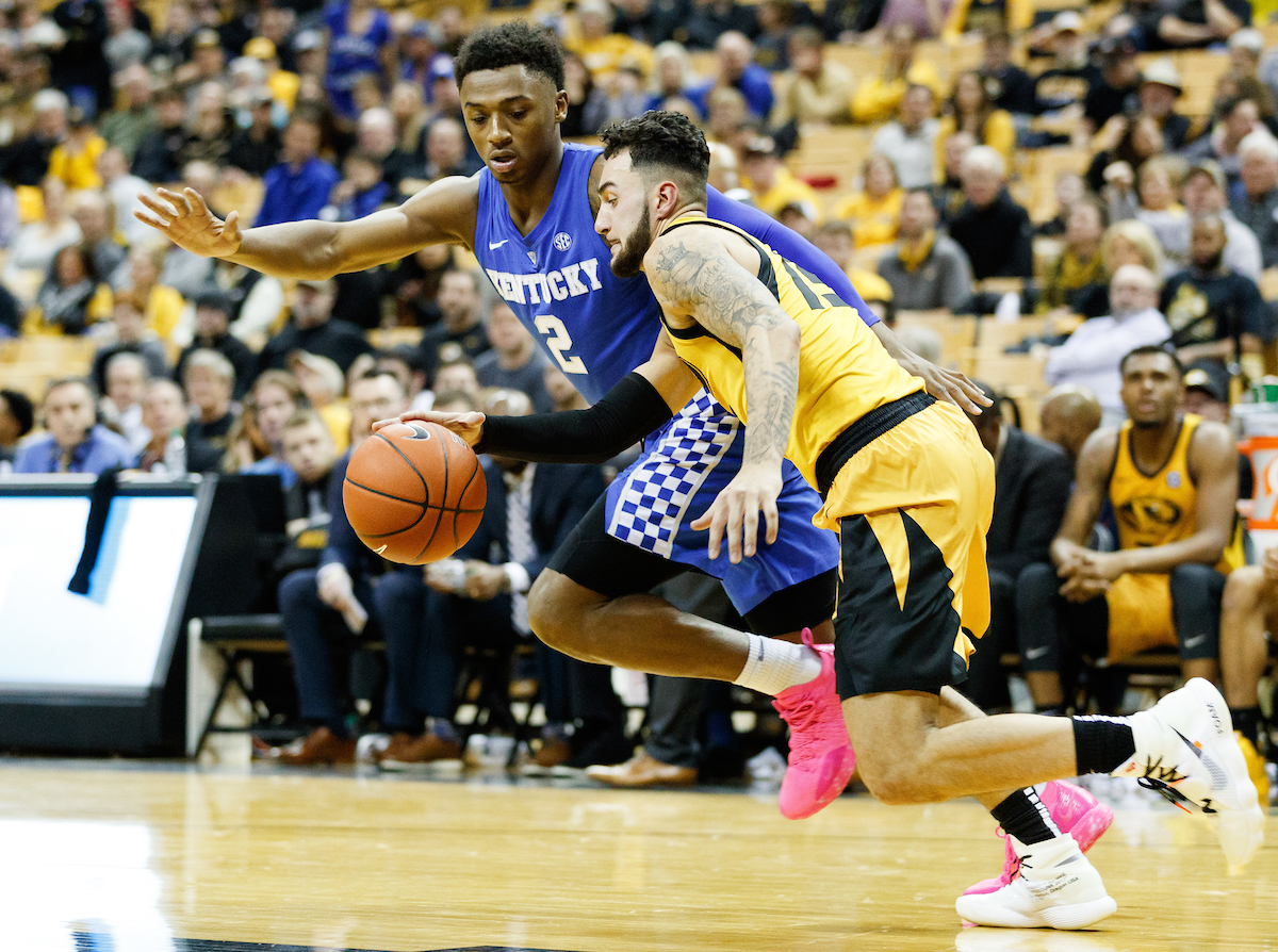 Ashton Hagans.


Kentucky beats Missouri, 66-58.

Photo by Elliott Hess | UK Athletics