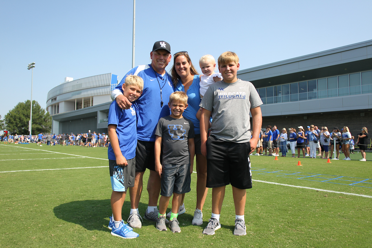 John Schlarman.

The University of Kentucky football team hosts fan day on Saturday August 4th, 2018 in Lexington, Ky.

Photo by Quinlan Ulysses Foster I UK Athletics