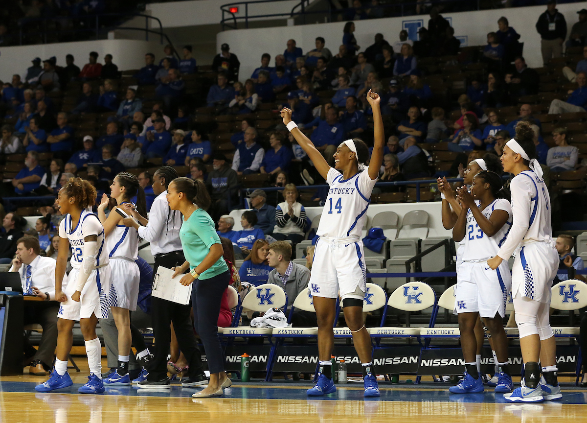 Tatyana Wyatt. 

UK beats to Sacred Heart University 71-43. 


Photo By Barry Westerman | UK Athletics