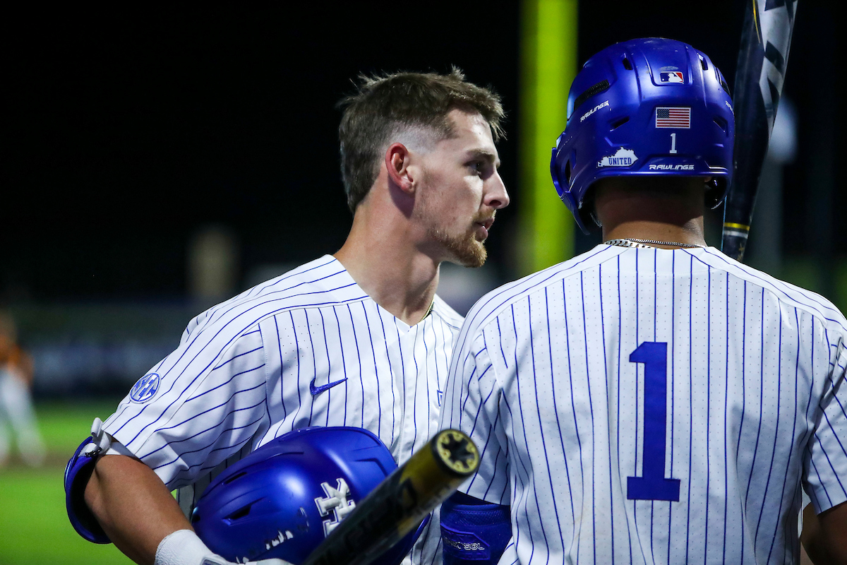 Chase Estep. Daniel Harris IV. 

Kentucky beats Tennessee 5-2.

Photo by Sarah Caputi | UK Athletics