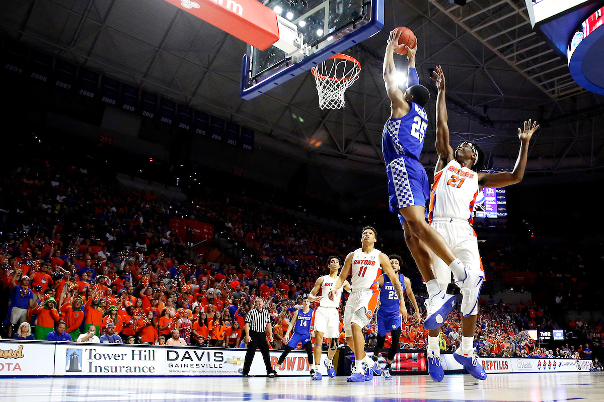 PJ Washington.

Kentucky men's basketball beat Florida 65-54.

Photo by Quinn Foster | UK Athletics