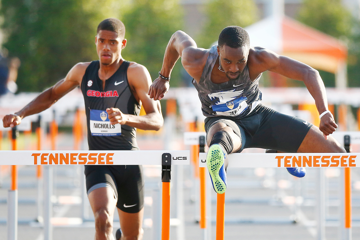 Daniel Roberts.

Day two of the 2018 SEC Outdoor Track and Field Championships on Saturday, May 12, 2018, at Tom Black Track in Knoxville, TN.

Photo by Chet White | UK Athletics
