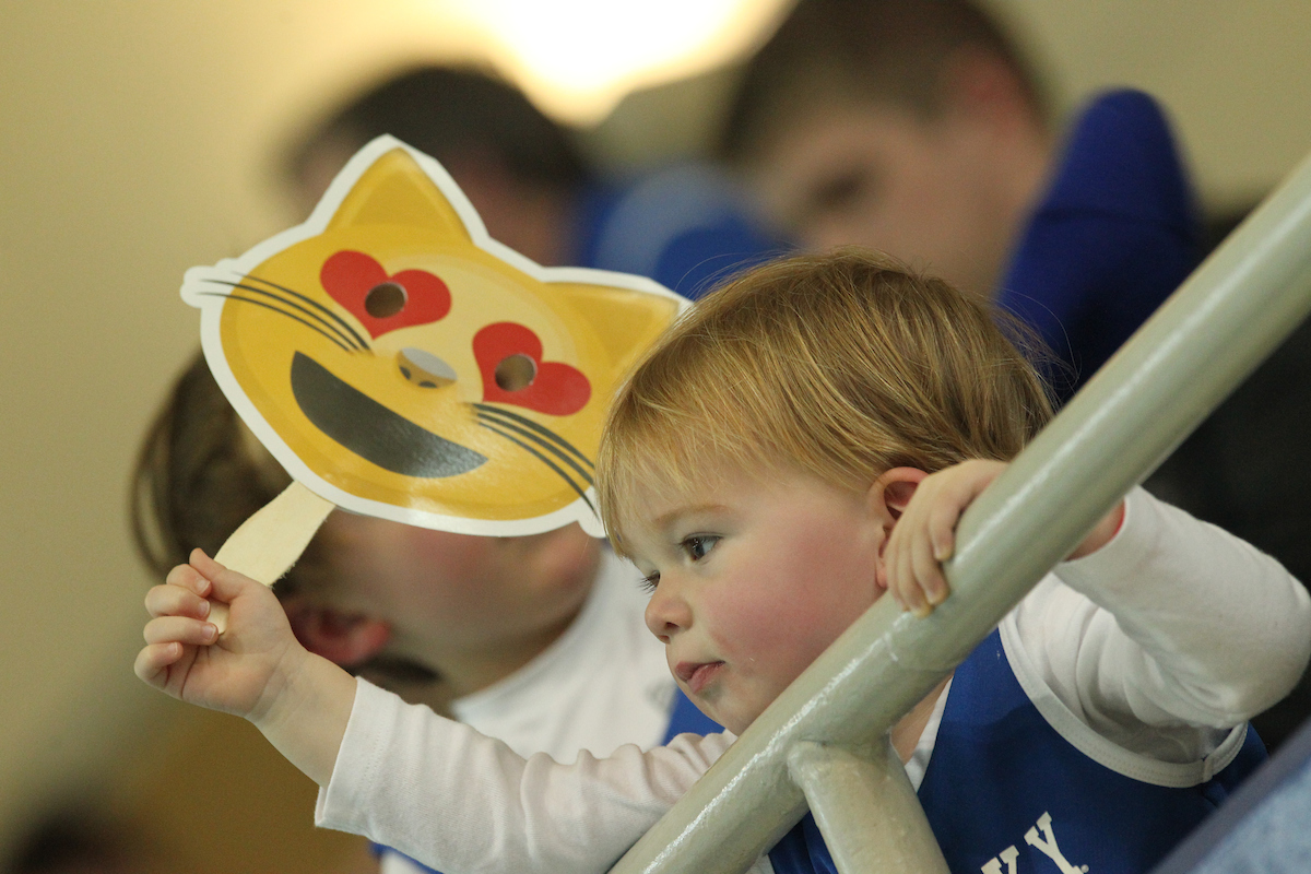 The University of Kentucky swim and dive team during their home meet against Ohio State and Toledo on Friday, January 5th, 2018, at the Lancaster Aquatic Center in Lexington, Ky.

Photo by Quinn Foster I UK Athletics