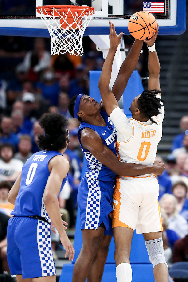 Oscar Tshiebwe.

Kentucky loses to Tennessee 69-62.

Photos by Chet White | UK Athletics