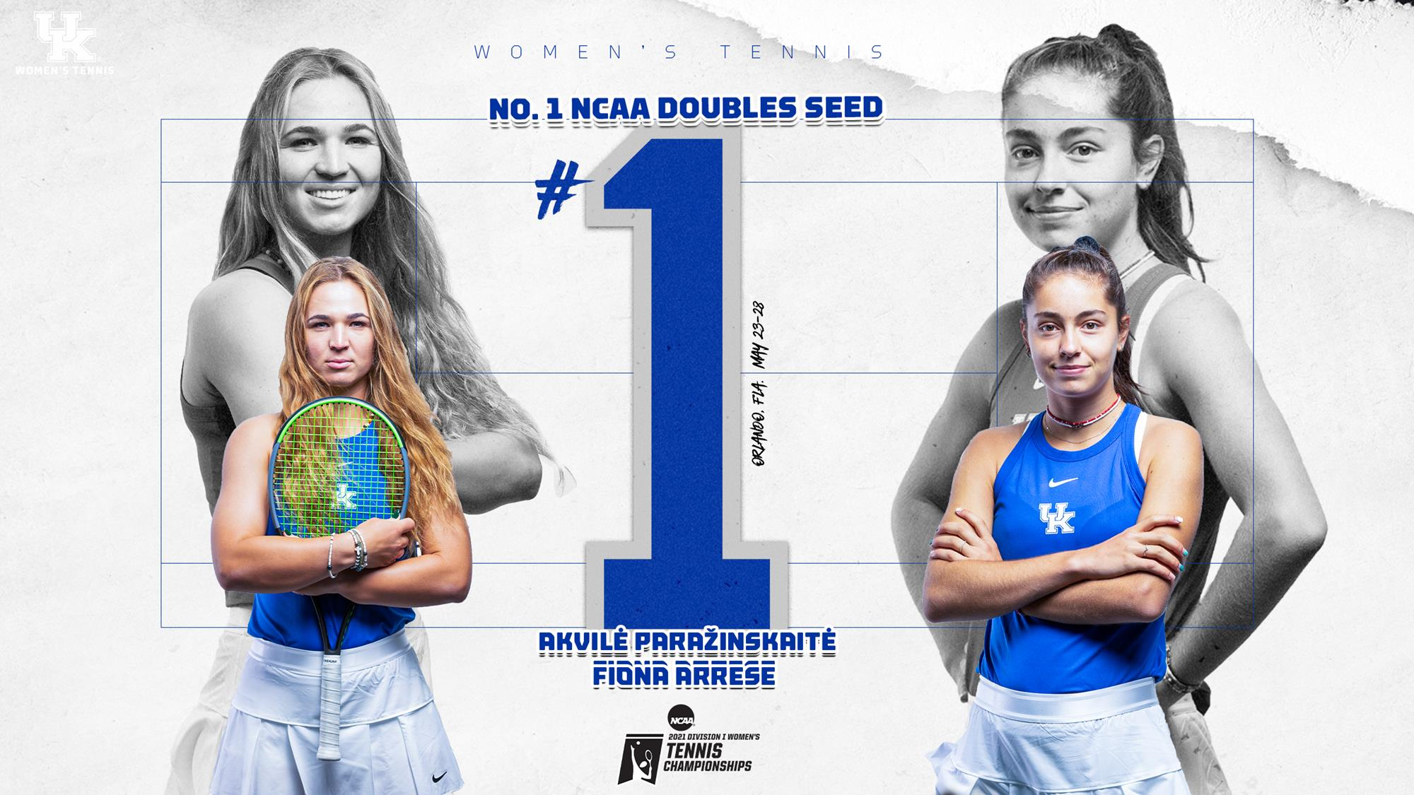 Akvile Paražinskaite and Fiona Arrese Earn No. 1 Overall Seed