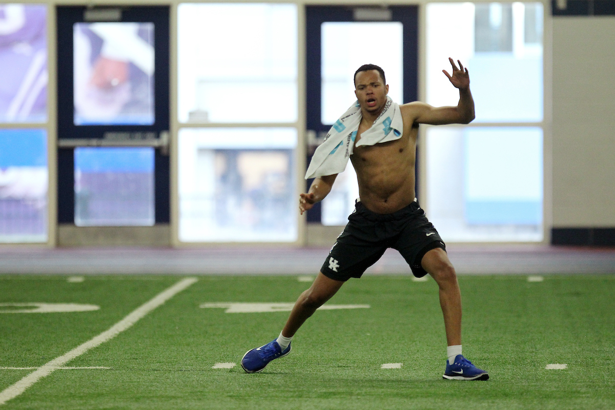 Jemarl Baker.

The men's basketball conditions on Tuesday, July 10th, 2018 at Nutter Field house in Lexington, Ky.

Photo by Quinlan Ulysses Foster I UK Athletics