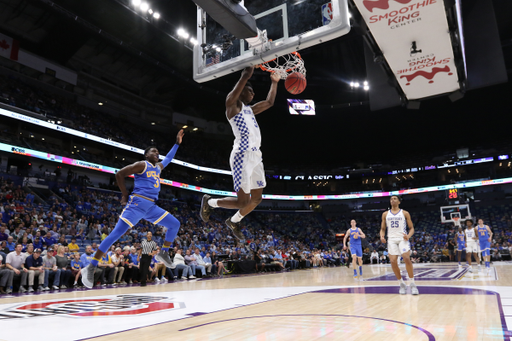 The UK men's basketball team lost to UCLA 83-75 on Saturday in the CBS Sports Classic at the Smoothie King Center in New Orleans. 