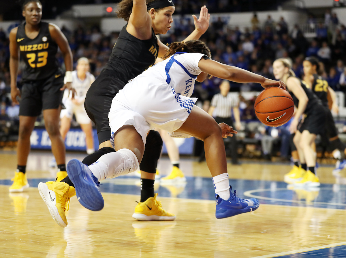 Jaida Roper

The UK Women's Basketball team beats Mizzou. 

Photo by Britney Howard  | UK Athletics