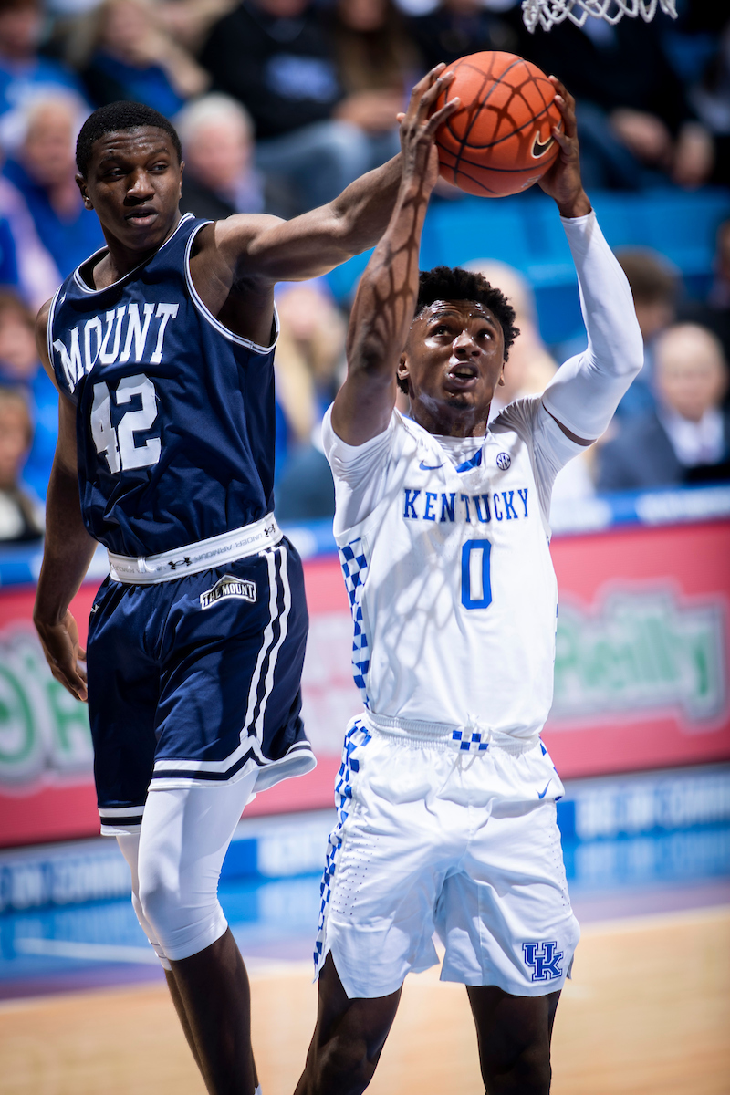 Ashton Hagans.

Kentucky beat Mount St. Mary’s 82-62.

Photo by Chet White | UK Athletics