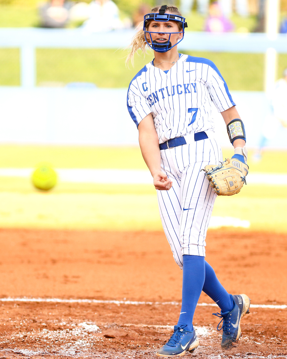 Autumn Humes. 

Kentucky defeats LSU 7-5. 

Photo by Eddie Justice | UK Athletics