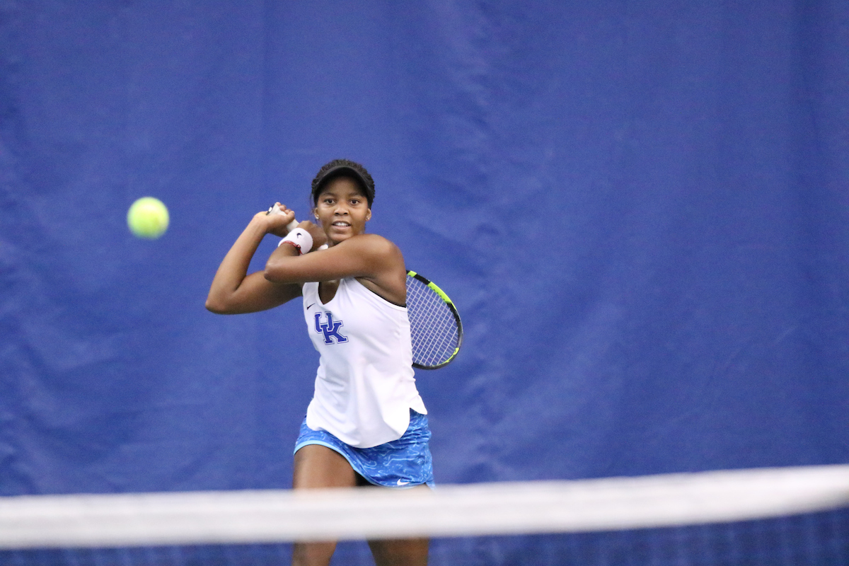 UK Women's Tennis in action against NC State on Saturday, January 27, 2018 at the Hilary J. Boone Tennis Center in Lexington, Ky.

Photos by Noah J. Richter | UK Athletics