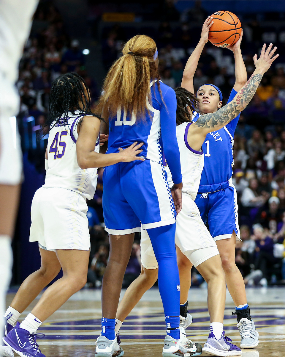 Jada Walker.

Kentucky loses to LSU 78-69.

Photo by Grace Bradley | UK Athletics