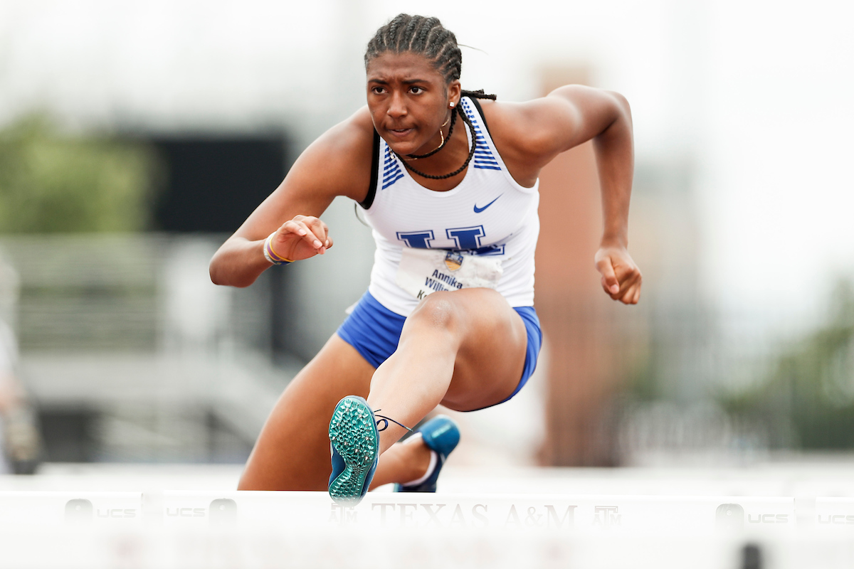 Annika Williams.

Day one of the 2021 SEC Track and Field Outdoor Championships.

Photo by Chet White | UK Athletics