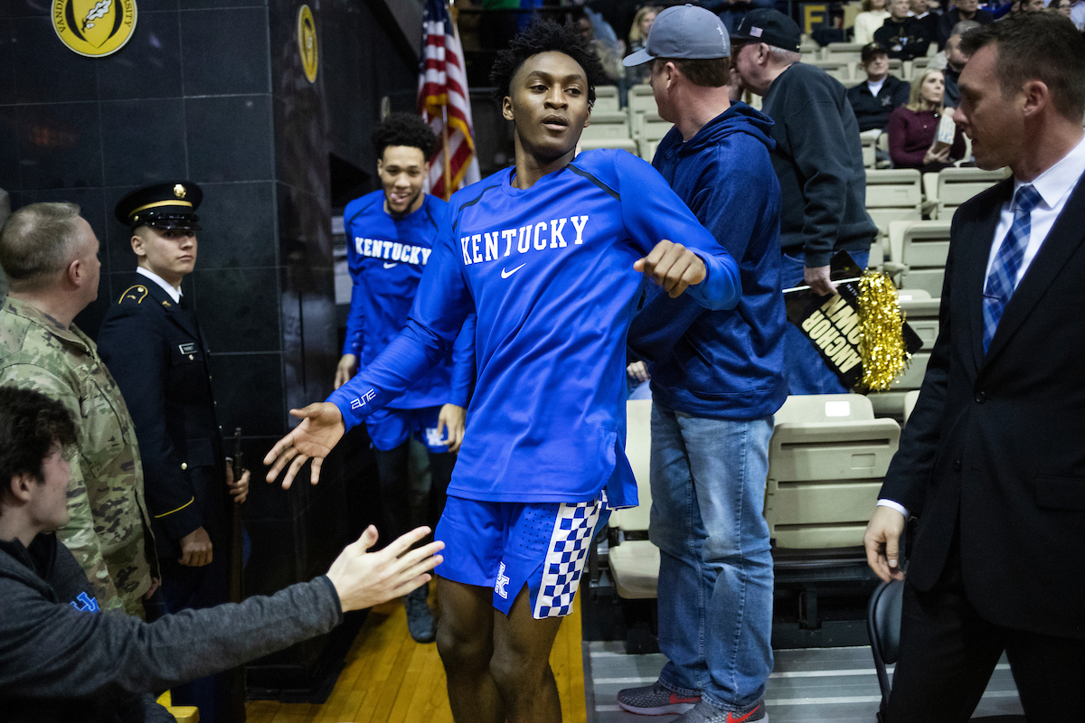 Immanuel Quickley.

Kentucky beat Vanderbilt 87-52 on Tuesday, January 29, 2019, at Memorial Gym in Nashville, TN.

Photo by Chet White| UK Athletics