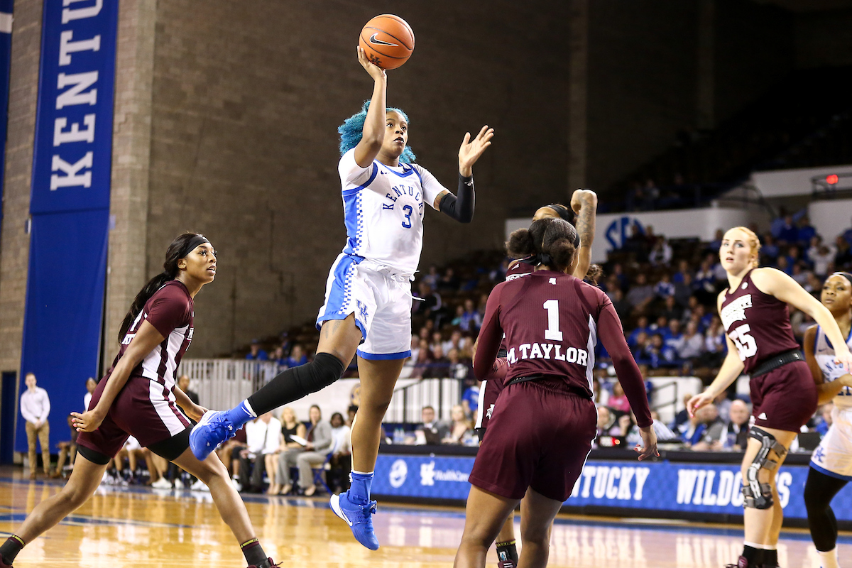 Keke Mckinney. 

Kentucky beat Mississippi State 73-62.

Photo by Eddie Justice | UK Athletics
